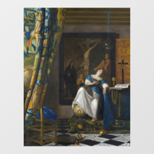 Johannes Vermeer - Allegory of Faith Window Cling