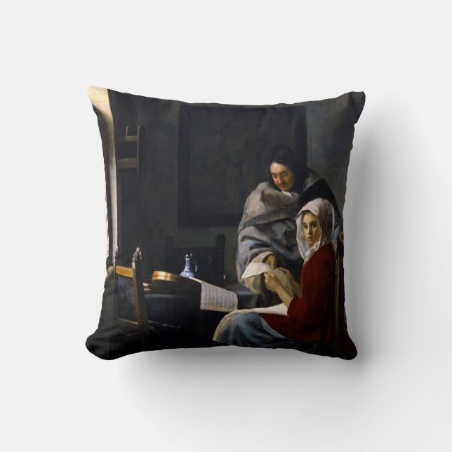 Johannes Vermeer - Girl Interrupted at Her Music Cushion (Front)