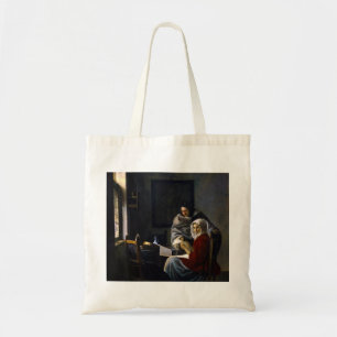 Johannes Vermeer - Girl Interrupted at Her Music Tote Bag