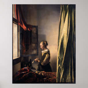Johannes Vermeer, Girl Reading a Letter Poster