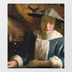 Johannes Vermeer - Girl with a Flute Window Cling
