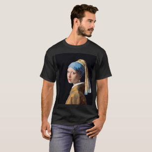 JOHANNES VERMEER - Girl with a pearl earring 1665 T-Shirt
