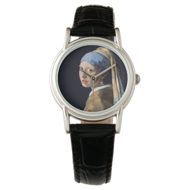 JOHANNES VERMEER - Girl with a pearl earring 1665 Watch (Front)