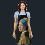 Johannes Vermeer - Girl with a Pearl Earring Apron<br><div class="desc">Girl with a Pearl Earring / Girl in a Turban / Head of Girl in a Turban / The Young Girl with Turban / Head of a Young Girl - Johannes Vermeer,  1665</div>