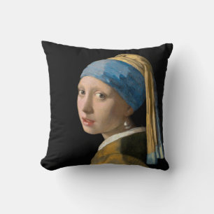 Johannes Vermeer - Girl with a Pearl Earring Cushion