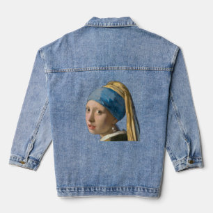 Johannes Vermeer - Girl with a Pearl Earring Denim Jacket