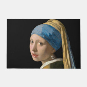 Johannes Vermeer - Girl with a Pearl Earring Doormat