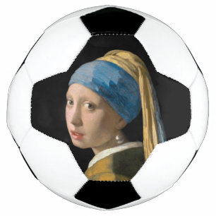 Johannes Vermeer - Girl with a Pearl Earring Football