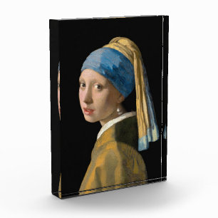 Johannes Vermeer - Girl with a Pearl Earring Photo Block