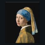 Johannes Vermeer - Girl with a Pearl Earring Photo Print<br><div class="desc">Girl with a Pearl Earring / Girl in a Turban / Head of Girl in a Turban / The Young Girl with Turban / Head of a Young Girl - Johannes Vermeer,  1665</div>