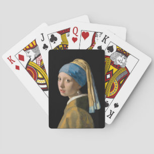 Johannes Vermeer - Girl with a Pearl Earring Playing Cards