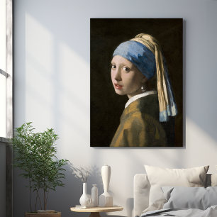 Johannes Vermeer, Girl with a Pearl Earring Poster