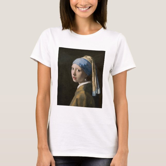 Johannes Vermeer, Girl with a Pearl Earring T-Shirt (Front)