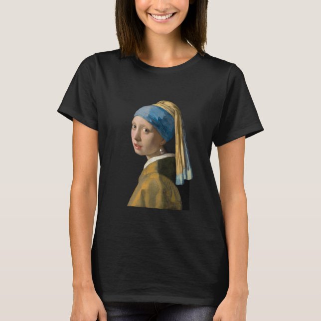Johannes Vermeer - Girl with a Pearl Earring T-Shirt (Front)