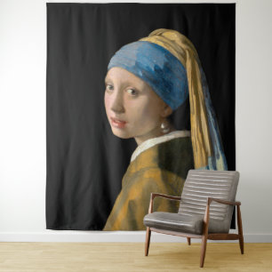 Johannes Vermeer - Girl with a Pearl Earring Tapestry