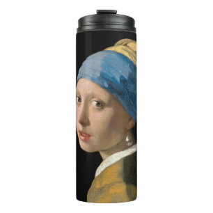 Johannes Vermeer - Girl with a Pearl Earring Thermal Tumbler