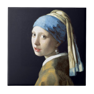Johannes Vermeer Girl with a Pearl Earring Tile