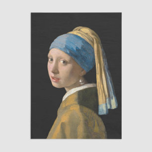 Johannes Vermeer - Girl with a Pearl Earring Tissue Paper