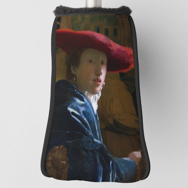 Johannes Vermeer - Girl with a Red Hat Golf Head Cover (Rotate 90)
