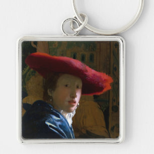 Johannes Vermeer - Girl with a Red Hat Key Ring