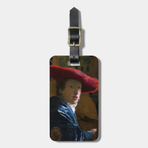 Johannes Vermeer - Girl with a Red Hat Luggage Tag