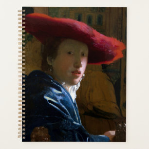 Johannes Vermeer - Girl with a Red Hat Planner