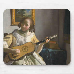 Johannes Vermeer - Guitar Player Mouse Mat