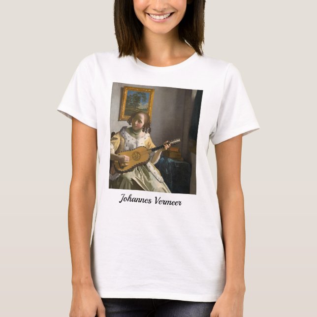 Johannes Vermeer - Guitar Player T-Shirt (Front)
