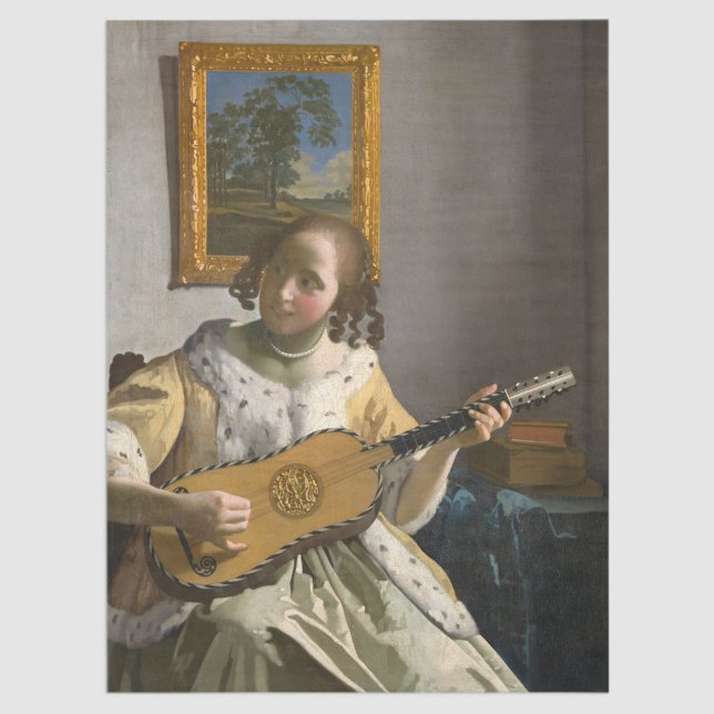 Johannes Vermeer - Guitar Player Tissue Paper (Creator Uploaded)