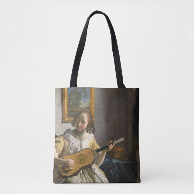 Johannes Vermeer - Guitar Player Tote Bag (Front)