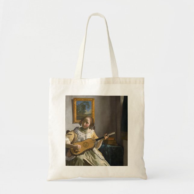 Johannes Vermeer - Guitar Player Tote Bag (Front)