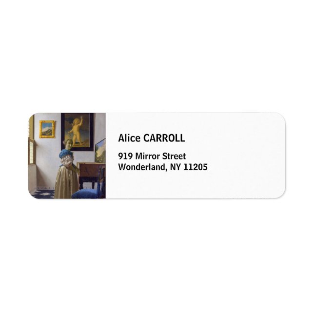 Johannes Vermeer - Lady Standing at a Virginal (Front)