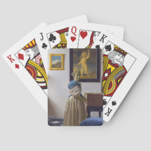 Johannes Vermeer - Lady Standing at a Virginal Playing Cards