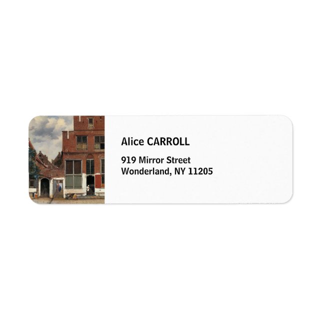 Johannes Vermeer - Little Street (Front)