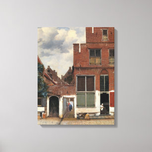 Johannes Vermeer - Little Street Canvas Print