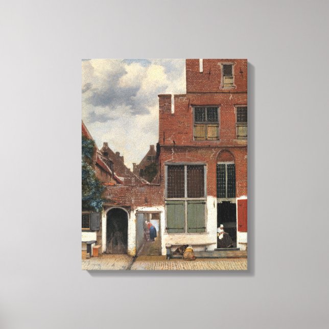 Johannes Vermeer - Little Street Canvas Print (Front)