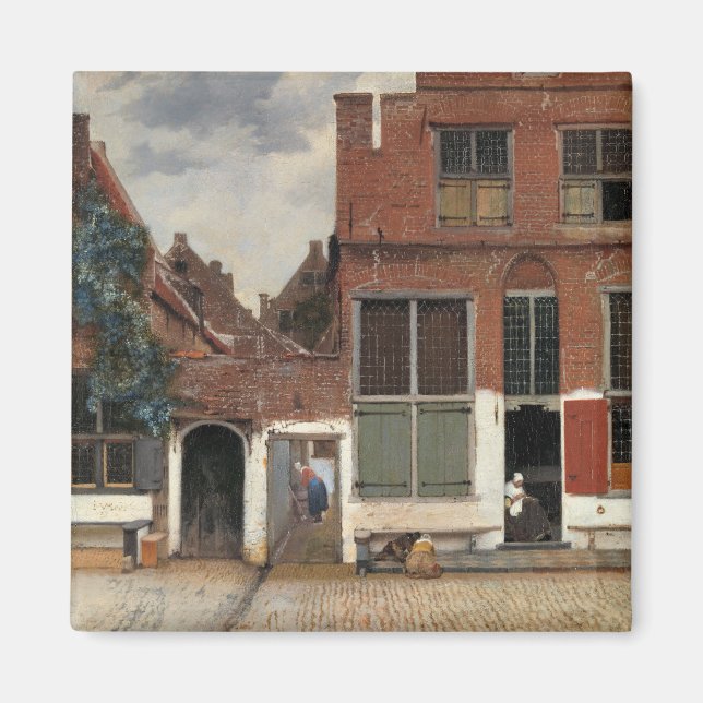 Johannes Vermeer - Little Street Magnet (Front)