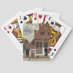Johannes Vermeer - Little Street Playing Cards