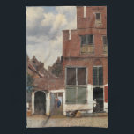 Johannes Vermeer - Little Street Tea Towel<br><div class="desc">The Little Street - Johannes Vermeer,  Oil on canvas,  1657-1658</div>