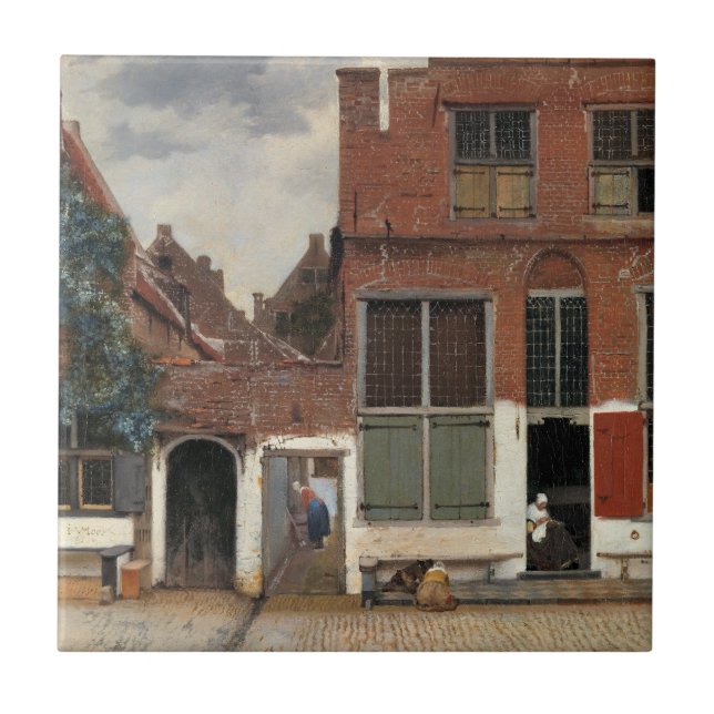 Johannes Vermeer - Little Street Tile (Front)