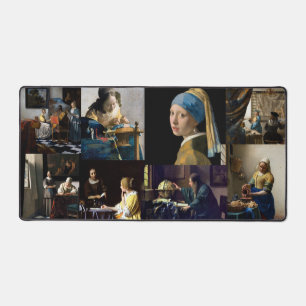 Johannes Vermeer - Masterpieces Patchwork Desk Mat