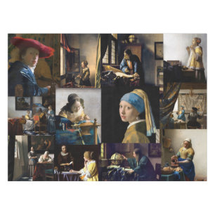 Johannes Vermeer - Masterpieces Patchwork Tablecloth