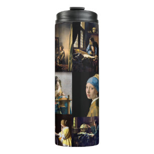 Johannes Vermeer - Masterpieces Patchwork Thermal Tumbler