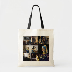 Johannes Vermeer - Masterpieces Patchwork Tote Bag