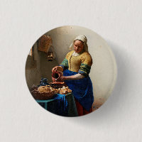 Johannes Vermeer. Milkmaid. Vintage fine art