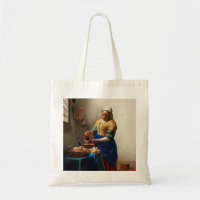 Johannes Vermeer. Milkmaid. Vintage fine art