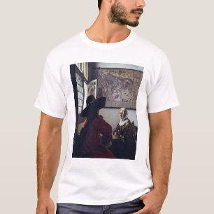 Johannes Vermeer, Officer And Laughing Girl T-Shirt