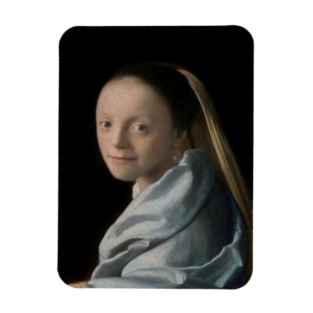 Johannes Vermeer - Study of a Young Woman Magnet (Vertical)