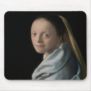 Johannes Vermeer - Study of a Young Woman Mouse Mat