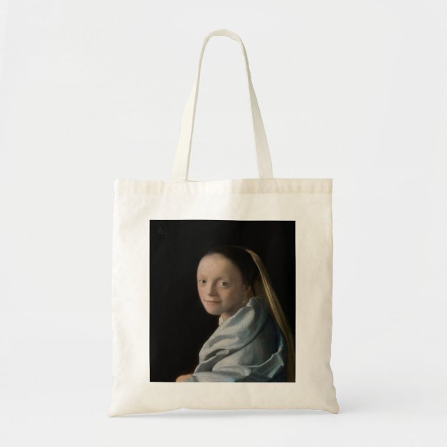 Johannes Vermeer - Study of a Young Woman Tote Bag (Front)